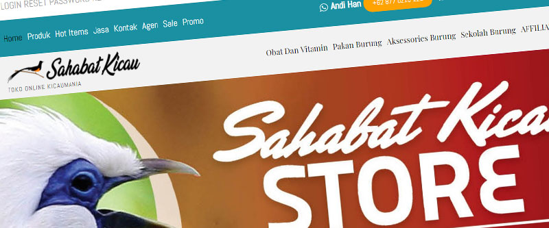 Jasa Pembuatan Website Bandung Murah sahabatkicaustore.com Jasa pembuatan website murah Bandung Toko Online sahabatkicaustore.com